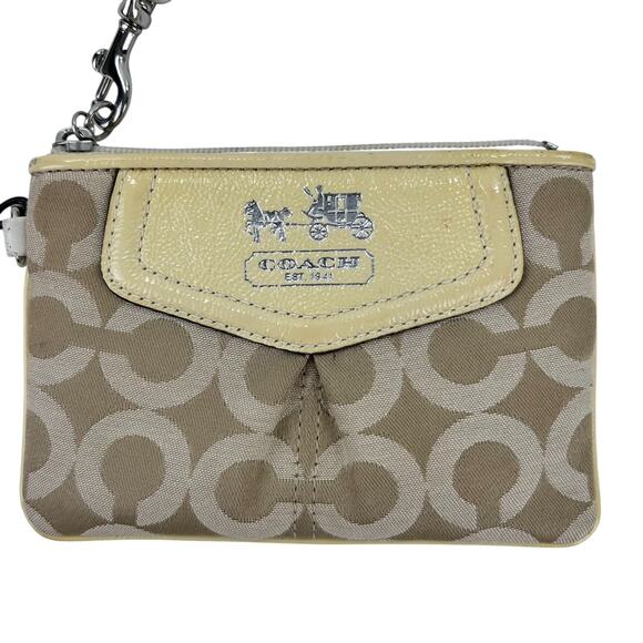 Coach Stagecoach Design Wristlet Coach Signature Small Handbag Wristlet - Picture 3 of 6